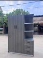 Tủ nhựa Đài Loan cao cấp 2 cánh 1 kệ 1