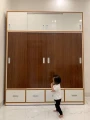 Tủ quần áo nhựa 4 cánh lùa cao 2m4 0