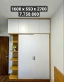 Tủ quần áo gỗ cao cấp tính m vuông 1