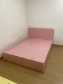 Giường gỗ mdf màu hồng cho bé ( gn05 ) 0